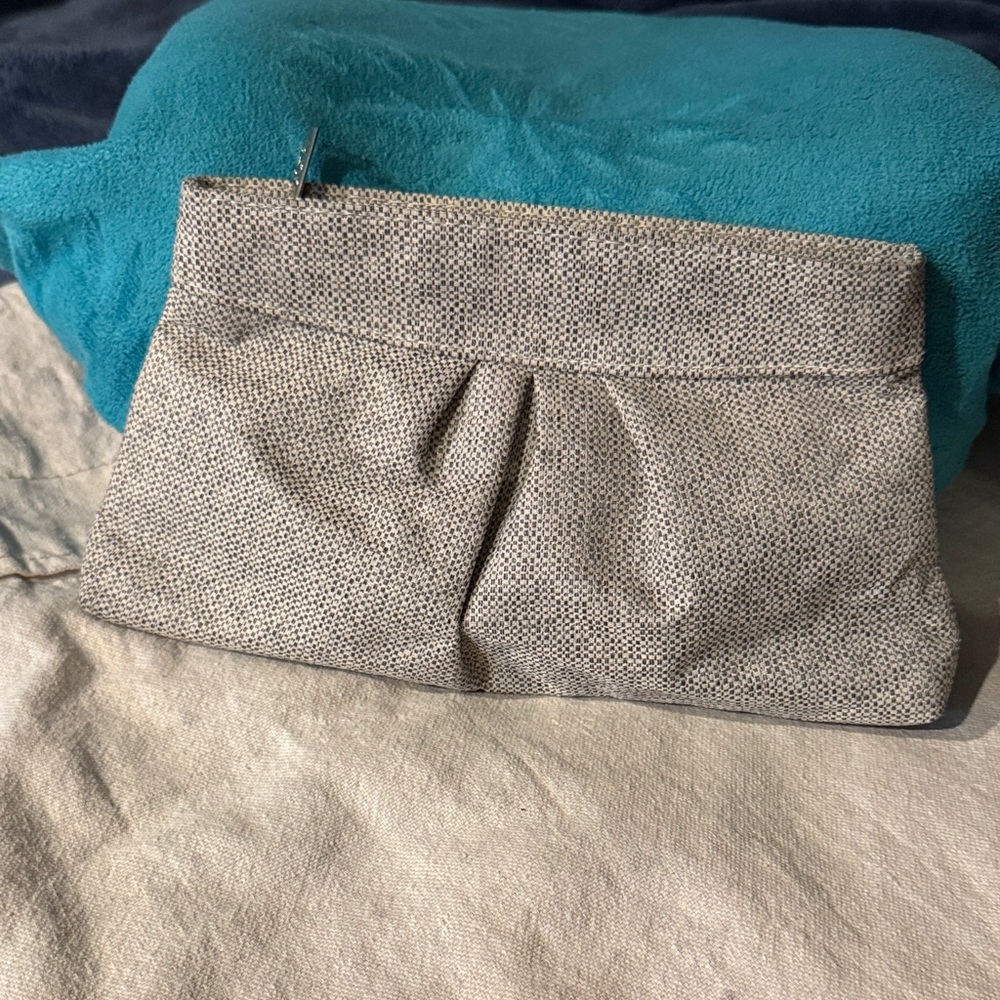 Ulta Beauty Textured Gray Clutch